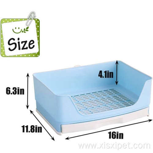 Rabbit Litter Box Trainer Potty Corner Toilet Drawer